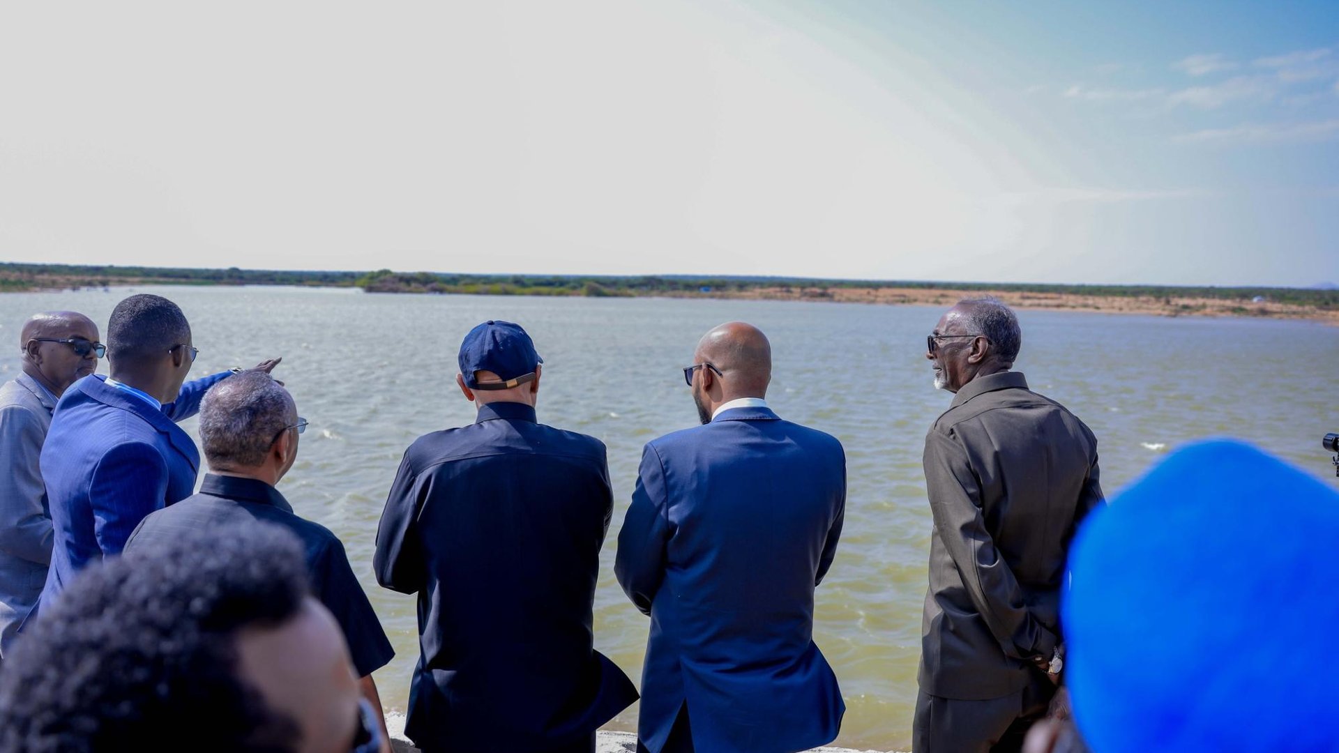 The inauguration of the Kalqoray Dam